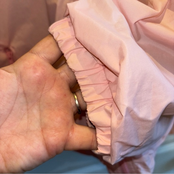 Disneyland Resort Women Jacket XL Pink Lined Parka Hooded Princess Embroidery - Picture 9 of 16